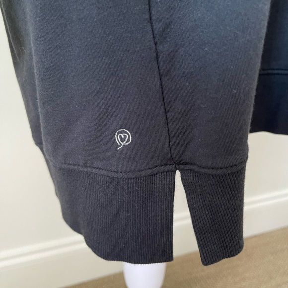 The Drop Women's Iona Long-Sleeve Hooded Mini Sweatshirt Dress - Size M - Picture 12 of 16